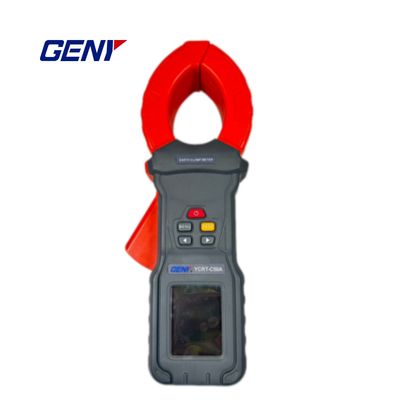 Хорошая цена YCRT-C50A Ground Resistance Tester with 2.4-inch Color LCD Screen Rechargeable 3.7V Lithium Battery and 68mm Clamp Jaw онлайн
